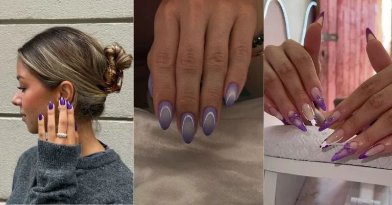Cute Purple Nail Designs