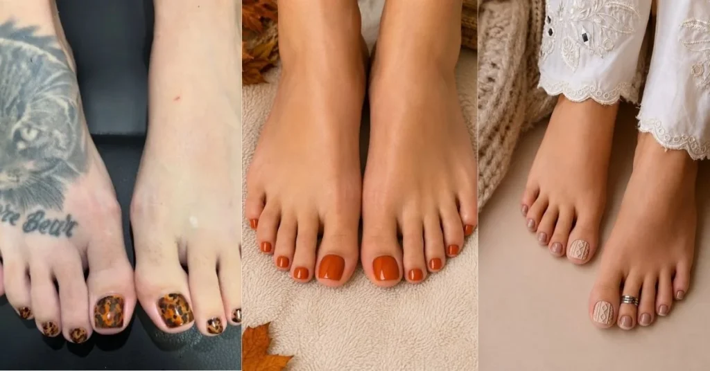Fall Toe Nail Designs