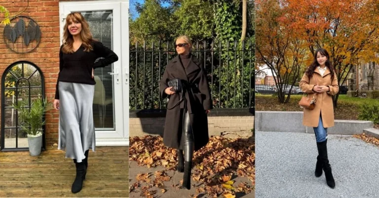Black Knee High Boots Outfit Winter