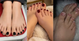 Simple Toe Nail Designs