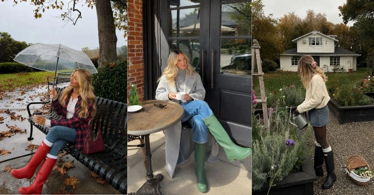 Hunter Boots Outfit Winter