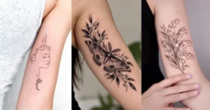 Inner Upper Arm Tattoos for Women