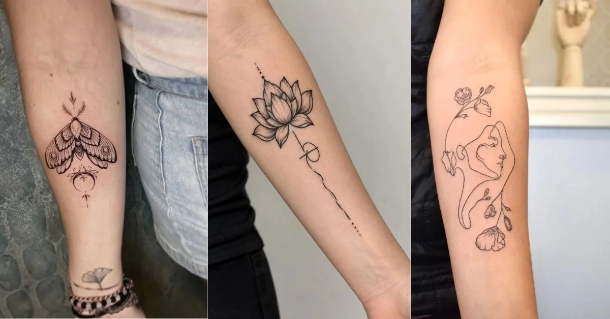 Upper Forearm Tattoo Women