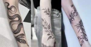 Wrap Around Forearm Tattoo Women